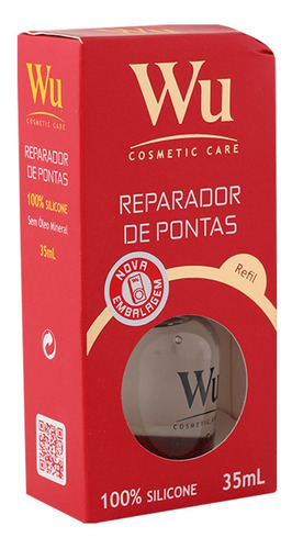 Reparador De Pontas 100% Silicone Wu Cosmetic Care 35ml
