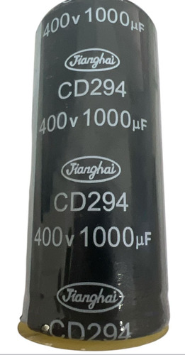 4 Capacitores Usados Jianghai Cd294 400uf 1000 Vdc (Usado)