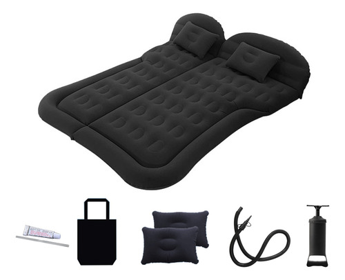 Inflable Colchón Portátil Acampar Dormir Doble Con 2almohada