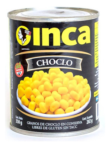 Choclo Inca Amarillo En Grano 350grs