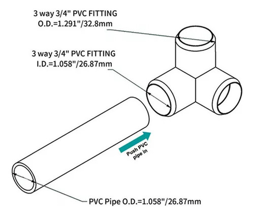 Iy For Conector De Tubo De Salida De 10 Piezas, Codo De /56