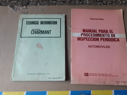 2 Manual Original Daihatsu Charmant Japan 