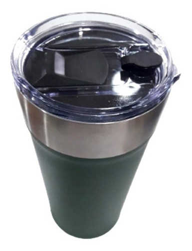 Vaso Termico Inoxidable Con Tapa Sorbete Destapador 500ml