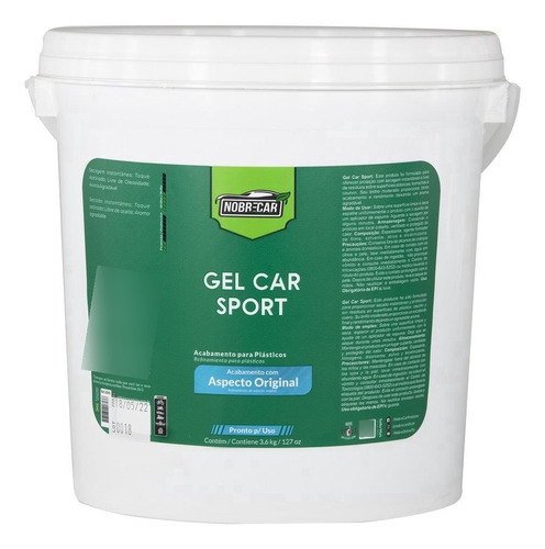 Protetor Gel Car Sport 3,6 Kg Nobrecar