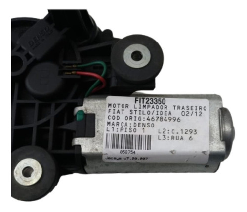 Imagem 5 de 8 de Motor Limpador Traseiro Fiat 500 Stilo Idea Palio Actrative