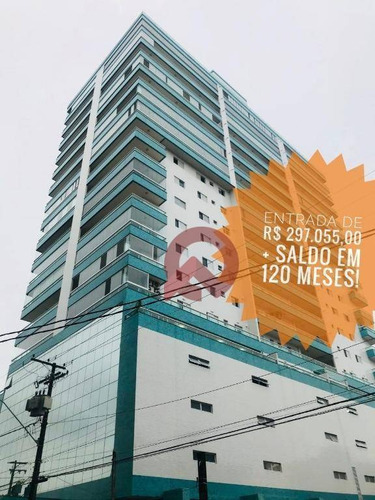 Imagem 1 de 25 de Apartamento Com 3 Dormitórios À Venda, 129 M² Por R$ 742.635 - Canto Do Forte - Praia Grande/sp - Ap3170