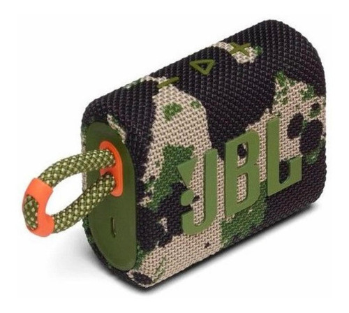 Parlante Jbl Go 3 Portátil Con Bluetooth Camuflado Militar