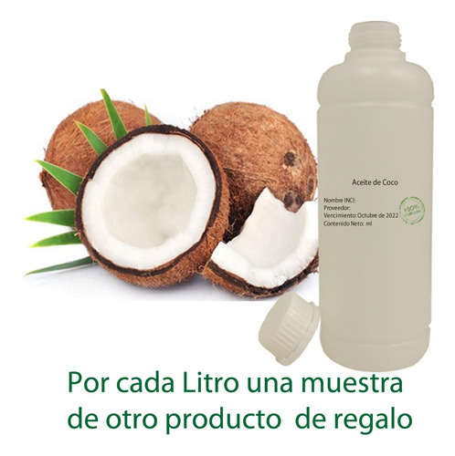 Aceite De Jojoba 500 Ml, Más Aceite De Coco 1 Litro