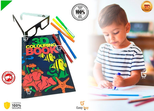 Libro Infantil Interactivo Con Colores En 3d Estimulante