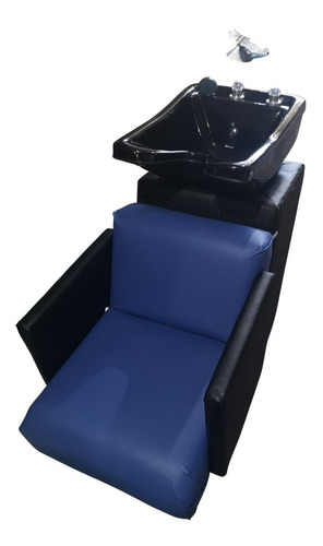 Imagen 3 de 7 de Lavacabeza Peluqueria Modelo Champ Tapizado Grif Monocomando