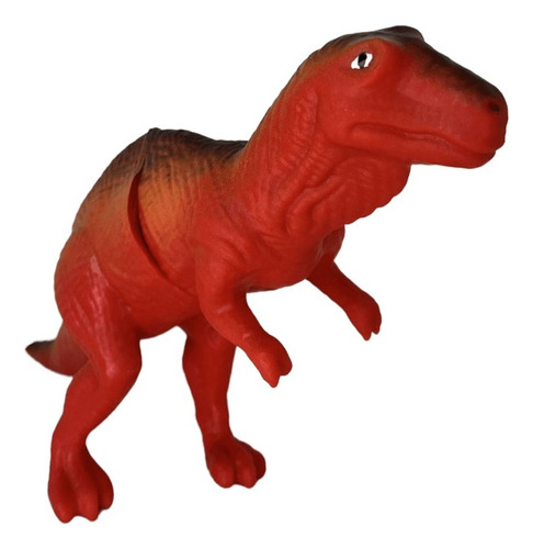 Dinosaurio De Goma - Allosaurus Rojo