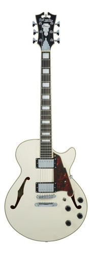 Guitarra elétrica D'Angelico Premier SS single-cutaway de  bordo champanhe brilhante com diapasão de bordo