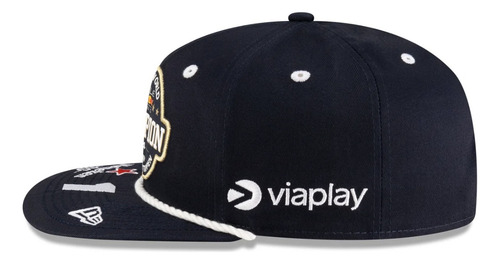 Gorra New Era F1 Max Verstappen 2024 Driver World Champion Azul Oscuro Universal Geométrico