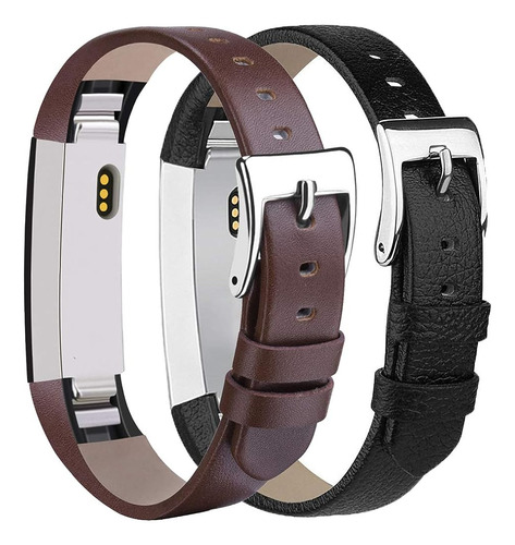 Bandas De Cuero De Tobfit Compatibles Con Bandas Fitbit Alta