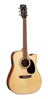 Guitarra Electroacústica Cort Standard AD880CE para diestros natural glossy