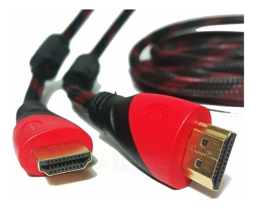 Cable Hdmi V1.4 Led Smart Tv Filtros Premium Oro 15 Metros