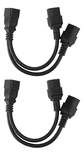 Cable De Alimentación Iec320 C14 A C19 C13, Adaptador Diviso