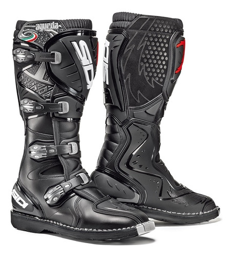 Botas Moto Agueda Negro Negro Sidi Original