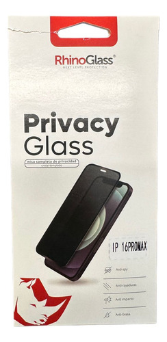 Mica De Privacidad Compatible Con iPhone 16 Pro Max Premium