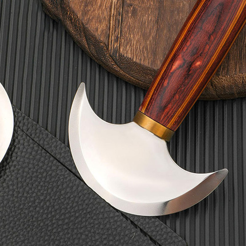 Cuchillo Para Cortar Cuero, Herramienta Para Mango Marrón