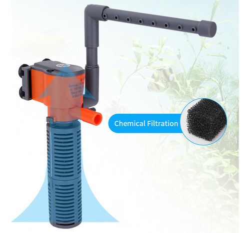 Minifiltro De OxĂgeno Para Peces De Acuario, 3 W/5 W, 3 En 1