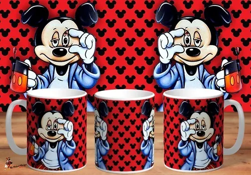 Taza De Ceramica Mickey Coffee Disney 4k Art 02