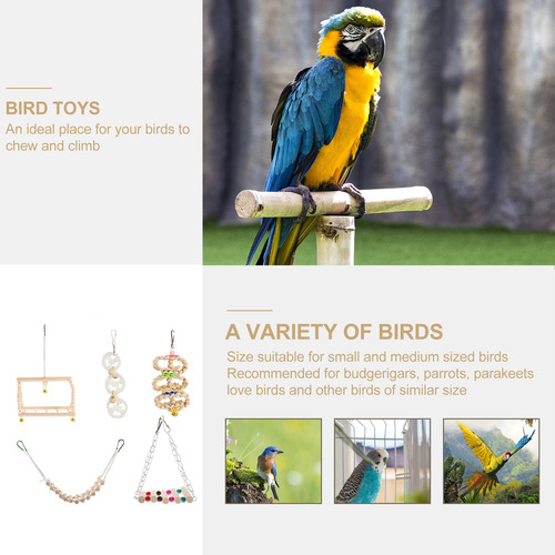 Bird Ladder Swing Stand Parrot Toy