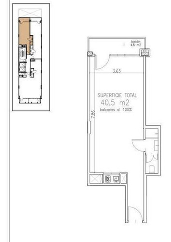 A Estrenar Fitz Roy Al 1900 Planta Libre 40 M2 Entrega Inmediata