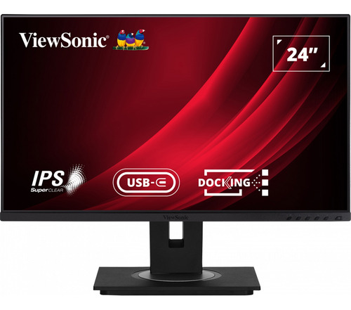 Monitor Viewsonic Vg2456 Docking Station 24  Vertical