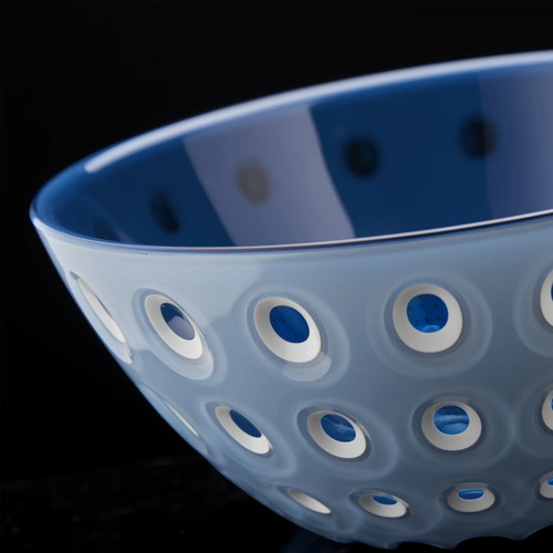 Bowl Ensaladera Plastico Premium Le Murrine 20 Cm Guzzini Color Azul Celeste