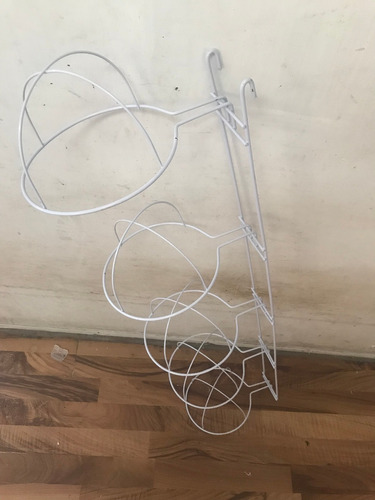 Imagen 2 de 4 de Exhibidor De 5 Portagorra Para Reja Malla Blister
