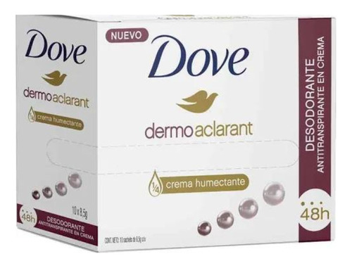 Desodorante Sobres Dove Dermlaclarant X - g a $1438