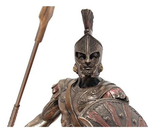 Aquiles Héroe Griego De La Guerra De Troya Bronce Fundido En
