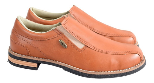 Imagen 2 de 6 de Zapatos Hombre Vestir Casual Zanho 508 Elastizado