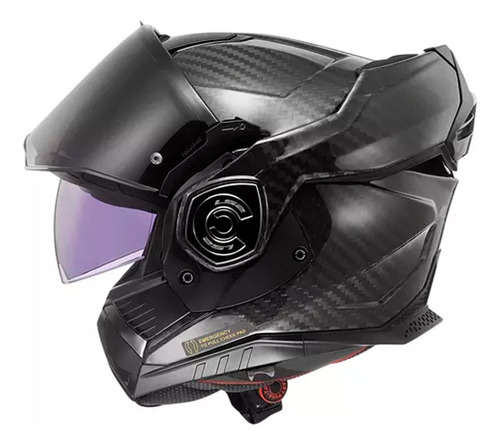 Casco para moto rebatible LS2 Advant escamoteável Advant X ff901 negro y azul mate cyber talle XXL