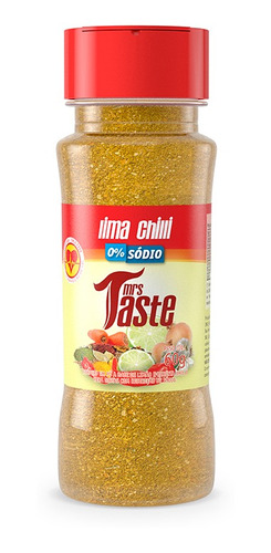 Tempero Mrs Taste Lima Chilli 60g 0% Sódio Sem Gluten