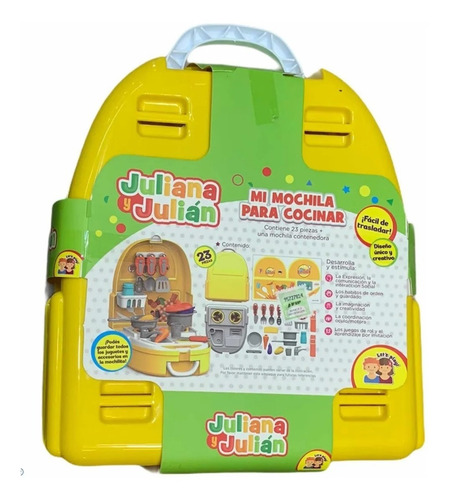 Mi Mochila Para Cocinar Juliana Y Julián Juguete Sisjyj005