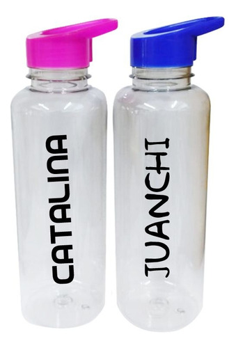 5 Botellas Plásticas 750 Cc Souvenir Personalizadas Elección