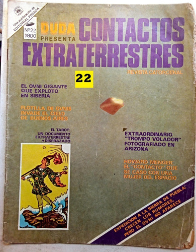 Duda Presenta Contactos Extraterrestres - Lote De 6 Revistas