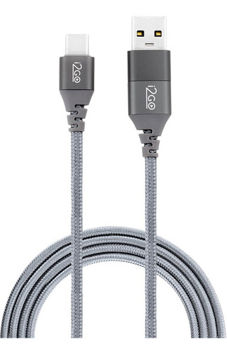 Cabo Usb-c + Usb-c Adaptador Usb-a I2go 2m 3a Chumbo