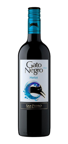 Vinho Tinto Seco Merlot Gato Negro  750 Ml