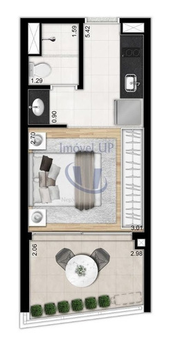 Imagem 3 de 10 de Studio Exclusivo Em Pinheiros. Imovel Entregue. Preco De Planta! Oportunidade! - V-1680