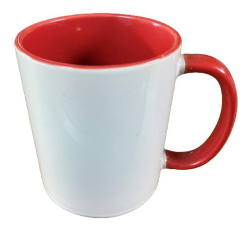 Taza Cerámica Asa E Int Color Personalizada 11 Oz (325 Ml)