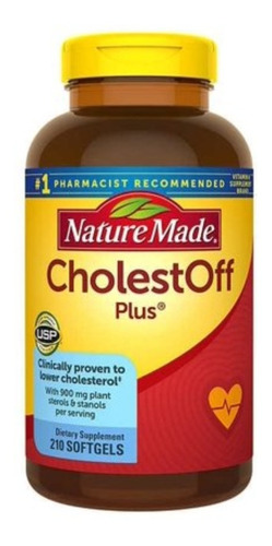Nature Made Colestero Cholestoff Plus 210 Softgels 900 Mg