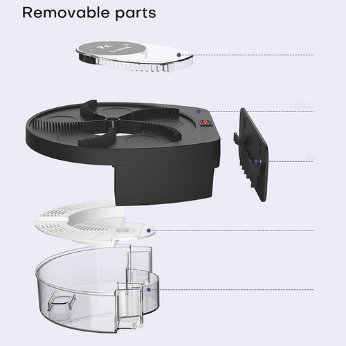 Imagen 7 de 9 de Trampa De Mosca De Comida De Fruta De Carga Usb, Repelente A