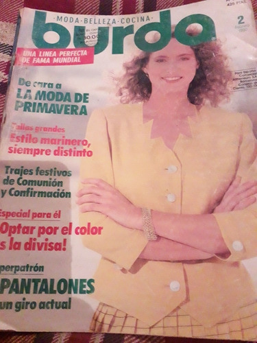 Revista Burda Moda Belleza Cocina 2 De Febrero De 1990