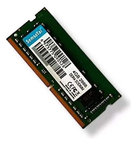 Memoria Ram Para Portatil Color Verde 8gb Star 2666