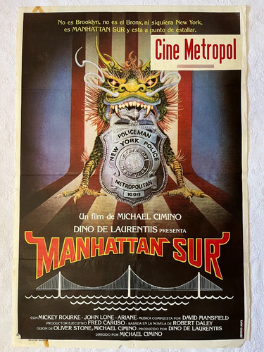 Póster Película; Manhattan Sur. N° 2199 (Usado)