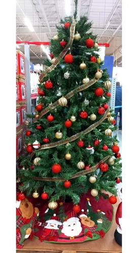 Árvore De Natal Grande Artificial 240 Cm De Altura Cheia - R$ 1.362,11