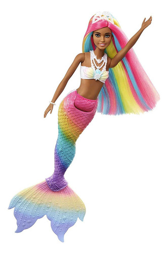 Barbie Dreamtopia Rainbow Magic Mermaid Doll Con Cabello Arc